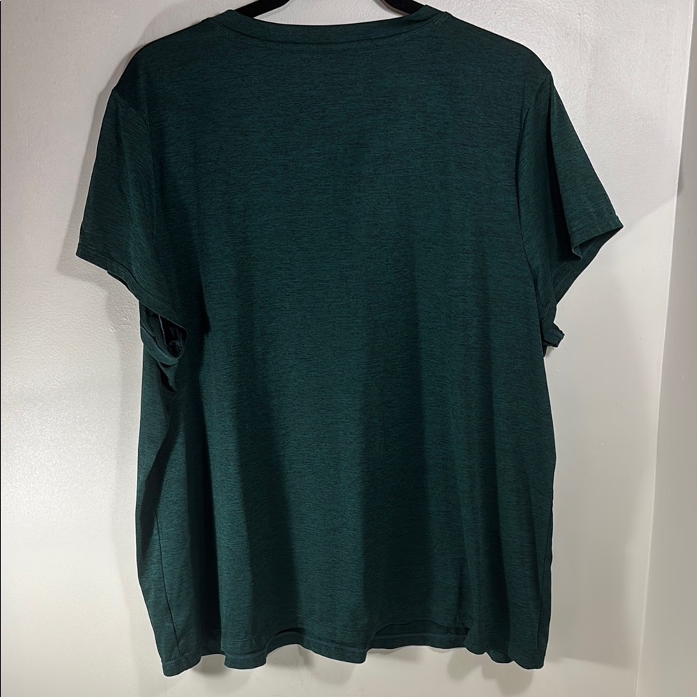 Xepsio Dark Green V-Neck Women's top - Picture 2 of 6